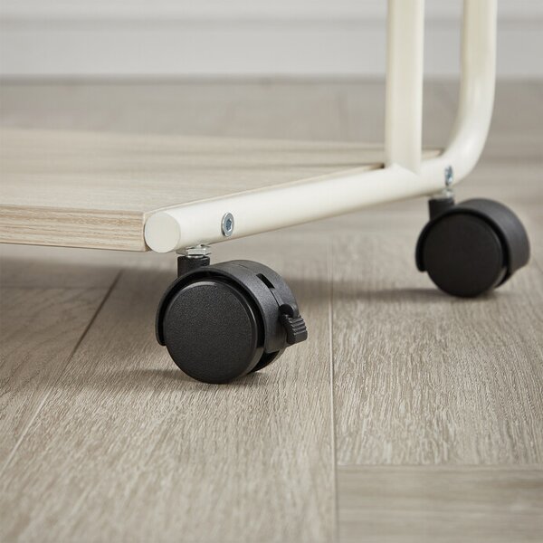 Tárolóasztal 55×32 cm, MDF, Fehérített Tölgy. AKF-E1012 CRM