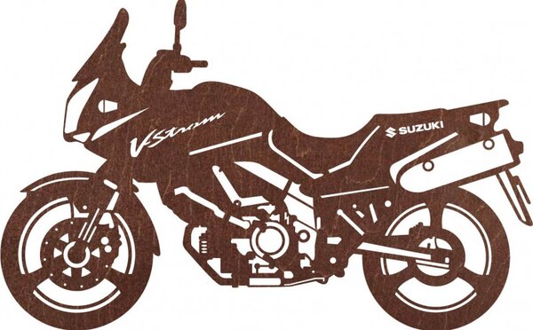 Stílusos falfestmény motorkerékpárra - SUZUKI