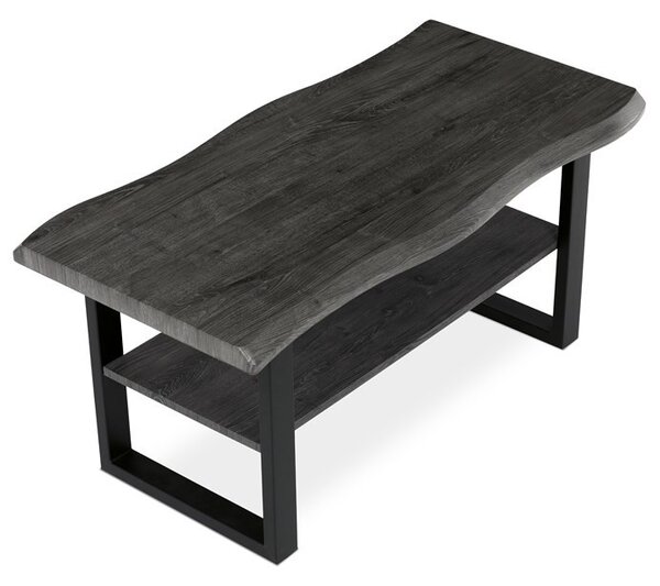 Dohányzóasztal 120×60 cm, MDF, Szürke Tölgy. CT-F4212 GREY
