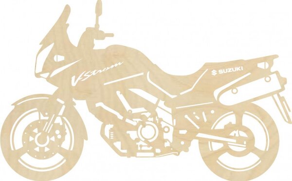 Stílusos falfestmény motorkerékpárra - SUZUKI