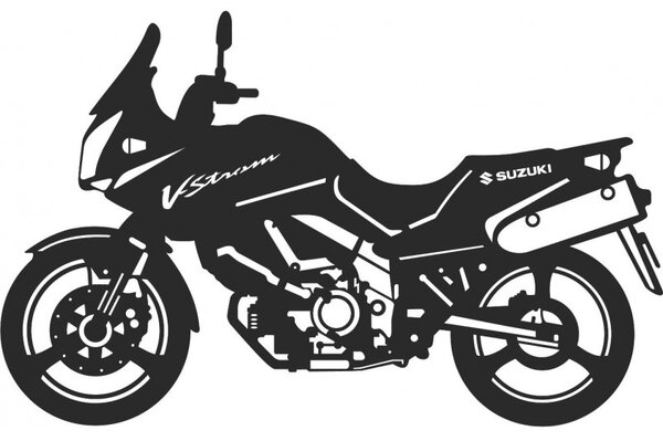 Stílusos falfestmény motorkerékpárra - SUZUKI