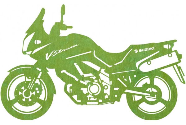 Stílusos falfestmény motorkerékpárra - SUZUKI