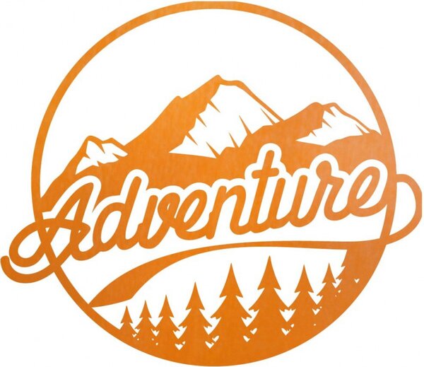 Fából készült falikép természet motívummal - ADVENTURE