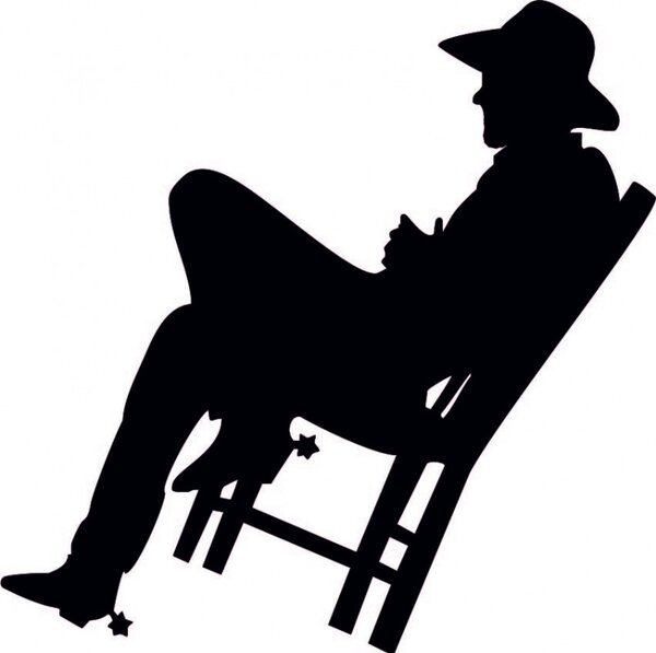 Elegáns fa kép a falon - COWBOY | SENTOP