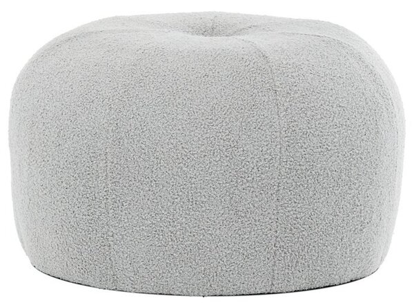 Szürke Színű Puff Különleges Bouclé SzövetbőlAK-307