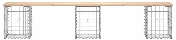 Fenyőfa Gabion Kerti Pad - 203cm