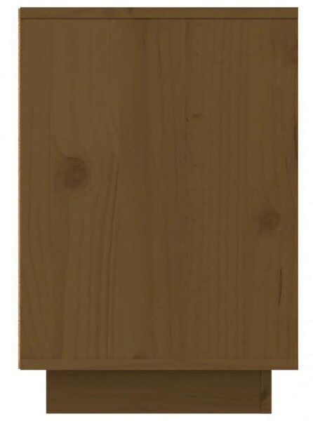 VidaXL Tömörfenyő Éjjeliszekrény - 2 db - 50x34x50 cm