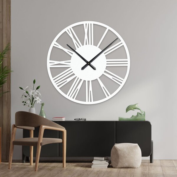 Elegáns nagyméretű római falióra - 80 cm