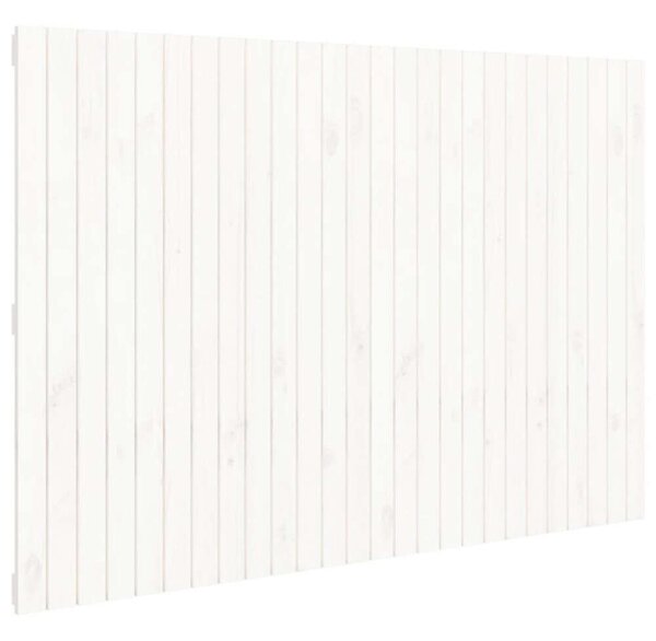 VidaXL Fehér Fenyőfa Fali Fejtámla - 166x110 cm