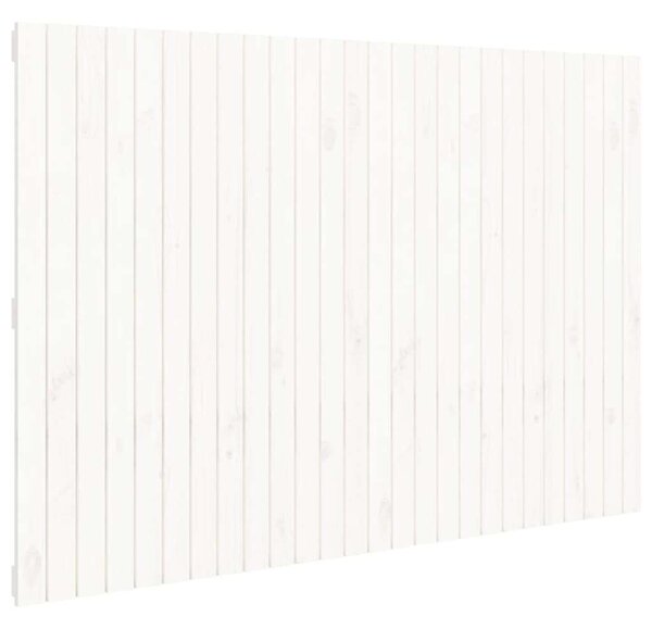 VidaXL Fehér Fenyőfa Fali Fejtámla - 166x110 cm