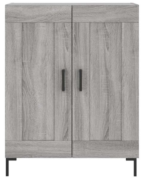 VidaXL Sonoma Szürke Fa Magasszekrény - 69,5x34x180 cm