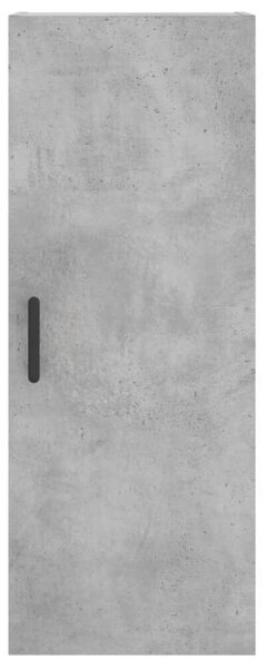 Modern Magas Szekrény - Beton Szürke - 34,5x34x180 cm