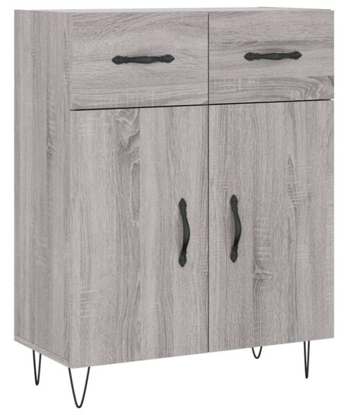 VidaXL szürke sonoma szerelt fa magasszekrény 69,5 x 34 x 180 cm