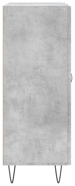 VidaXL Tálalószekrény - Beton Szürke - 69,5x34x90 cm
