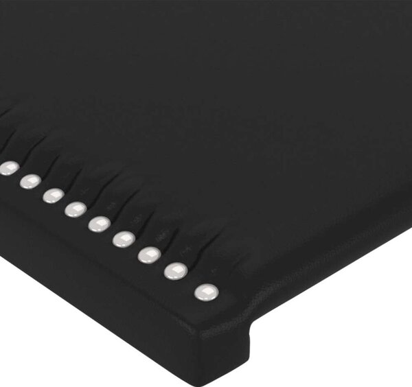 VidaXL Fejtámla Szett - 4 db Fekete Műbőr - 72x5x78/88cm
