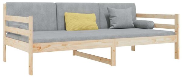 VidaXL tömör fenyőfa kanapéágy matrac nélkül 90 x 190 cm