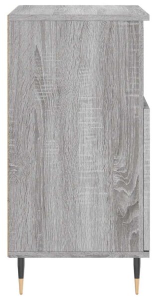 VidaXL Sonoma Szürke Modern Tálalószekrény - 3 részes