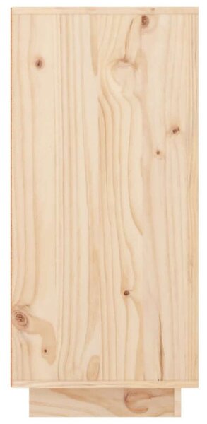 VidaXL tömör fenyőfa tálalószekrény 111 x 34 x 75 cm