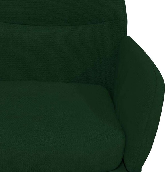 VidaXL sötétzöld bársony pihenőfotel