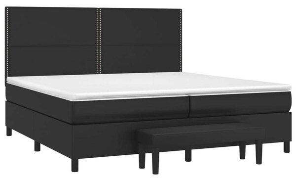 VidaXL Műbőr Ágy Matraccal - 200x200 cm