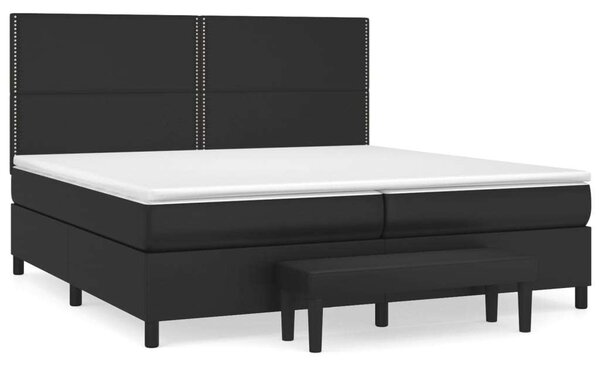 VidaXL Műbőr Ágy Matraccal - 200x200 cm