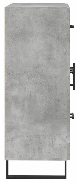 VidaXL Tálalószekrény - Betonszürke - Fa - 69,5x34x90cm
