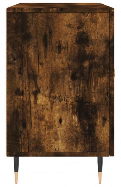 VidaXL Tálalószekrény - Füstös Tölgy - 100x36x90 cm