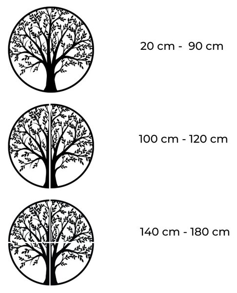 Fából készült falfestmény, az élet fája | LIGNUM