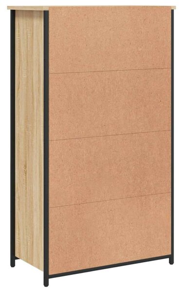 VidaXL sonoma-tölgy szerelt fa magasszekrény 62 x 32 x 106,5 cm