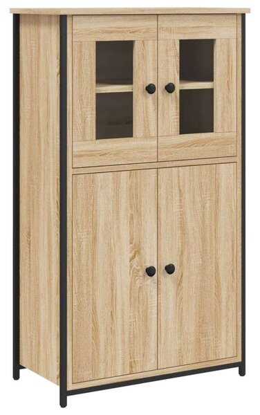 VidaXL sonoma-tölgy szerelt fa magasszekrény 62 x 32 x 106,5 cm