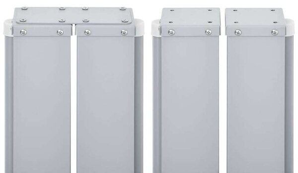 VidaXL antracitszürke behúzható oldalsó napellenző 140 x 600 cm