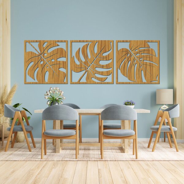 Természetes monstera faldekoráció - SELERE