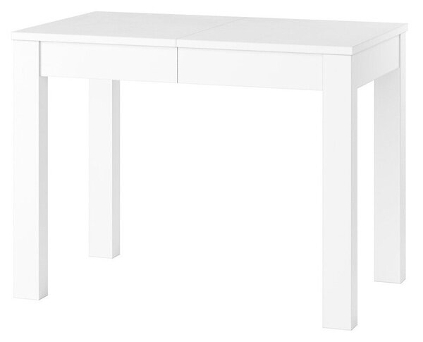 Asztal Denver 152Fehér, 76x60x100cm, Hosszabbíthatóság, Laminált forgácslap, Közepes sűrűségű farostlemez