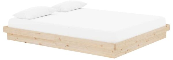 VidaXL tömör fa ágykeret matrac nélkül 160 x 200 cm