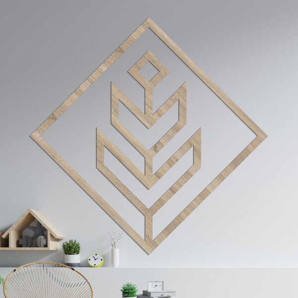 Geometrikus fali dekoráció négyzet - SKAUKA