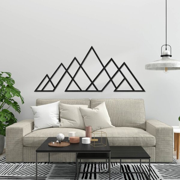 Fa falfestmény geometrikus hegyek | APALATU