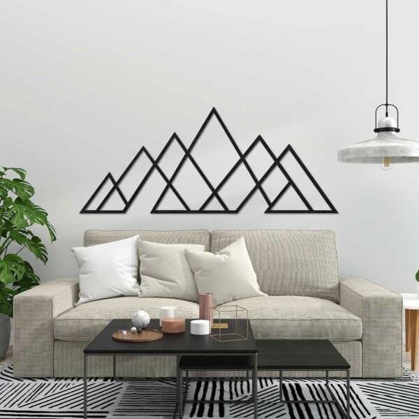 Fa falfestmény geometrikus hegyek | APALATU