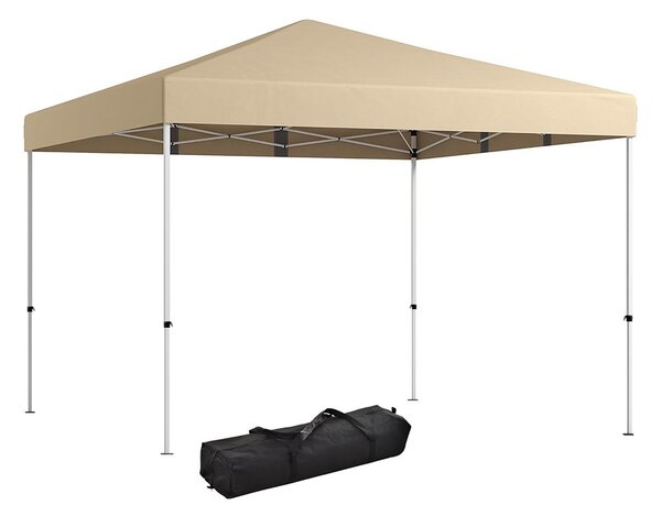 Pavilon hátfallal, zsebekkel 3x3x2,8 m, bézs