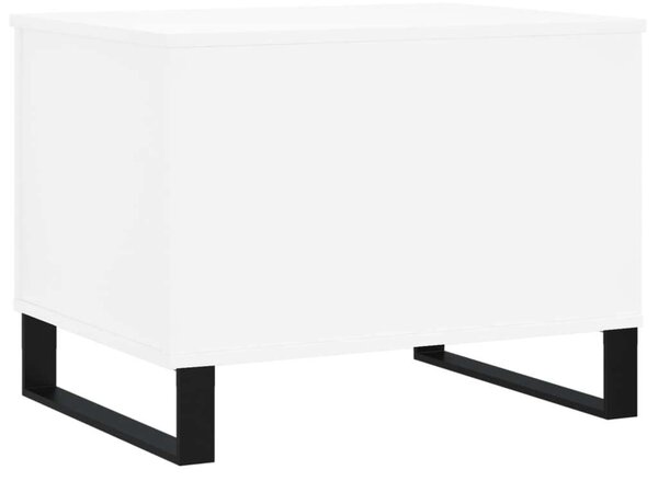 Modern Emeletes Dohányzóasztal - Fehér - 60x44,5x45 cm