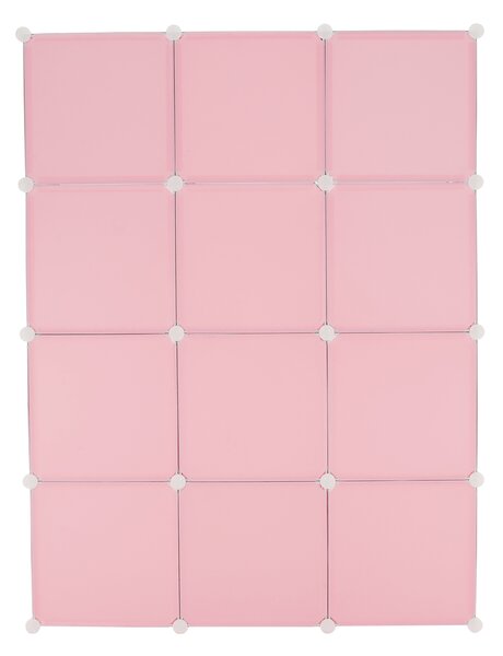 Moduláris szekrény gyerekeknek Fresh Pink (rózsaszín + gyermek minta)