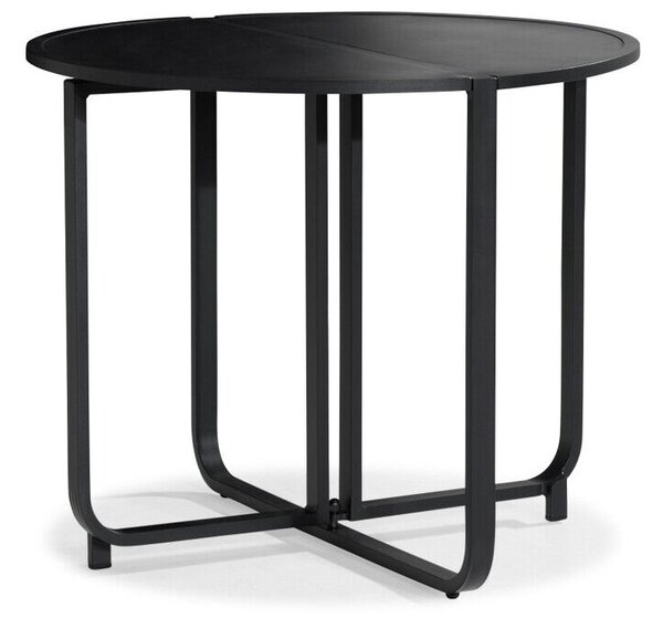 Kerti asztal Comfort Garden 1311 75cm, Fekete, Fém