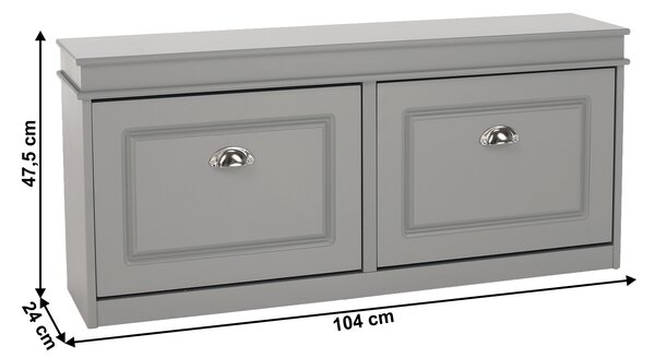 Cipőtároló Epery TYP 4 (szürke)