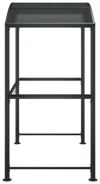 VidaXL antracit acél grillező pavilon oldalsó polcokkal 210x114x230 cm
