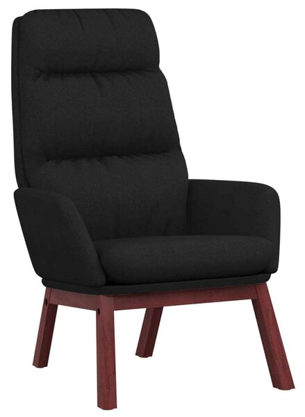 VidaXL fekete szövet pihenőfotel