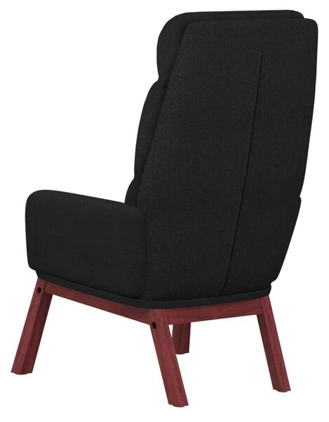 VidaXL fekete szövet pihenőfotel
