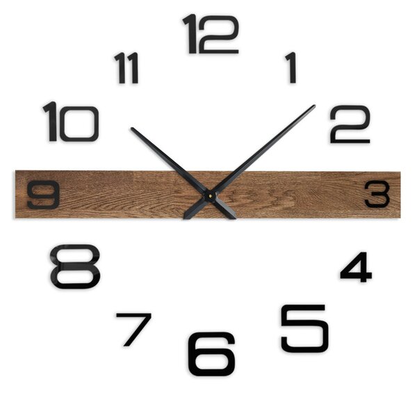Minimalista dizájnú fa falióra - HOPLOK