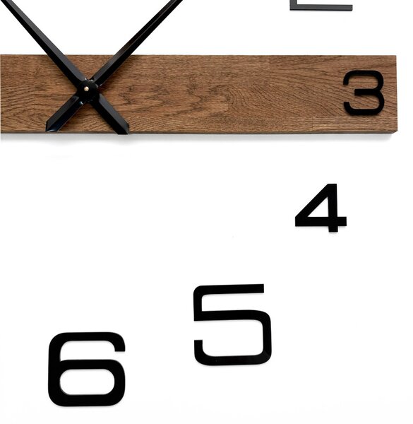 Minimalista dizájnú fa falióra - HOPLOK