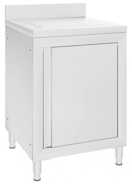 VidaXL Konyhai Szekrény - Rozsdamentes Acél - 60x60x96cm
