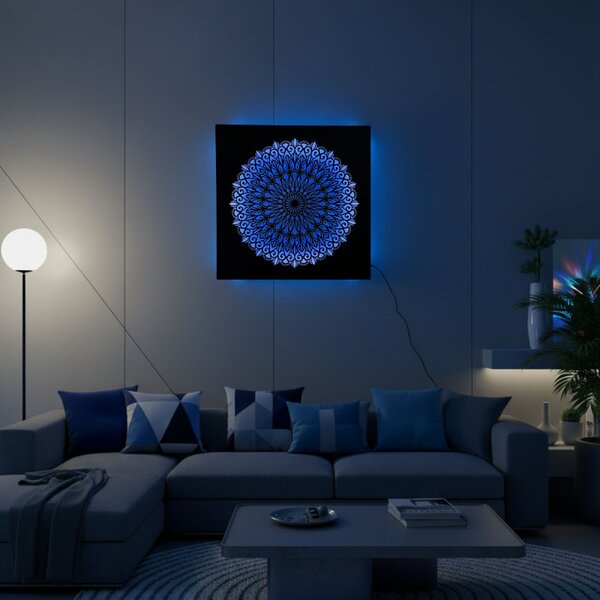 LED-es fa festmény Mandala – háttérvilágítású mandala | BAKE