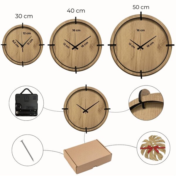 Modern falióra Golden Oak | HOOP